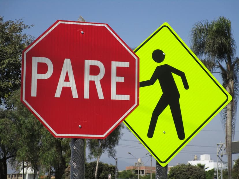 Señales de seguridad vial