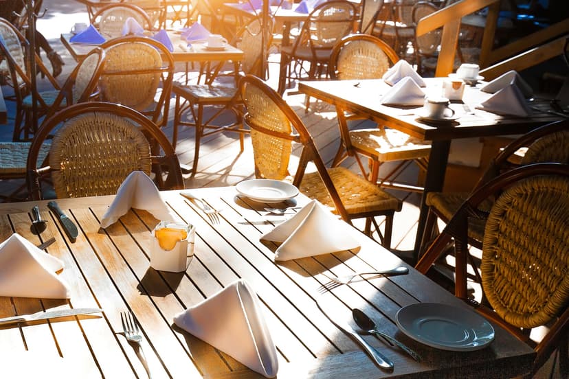 restaurante con terraza