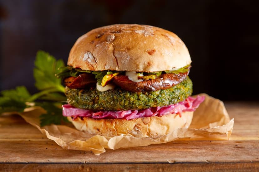 hamburguesa vegetariana