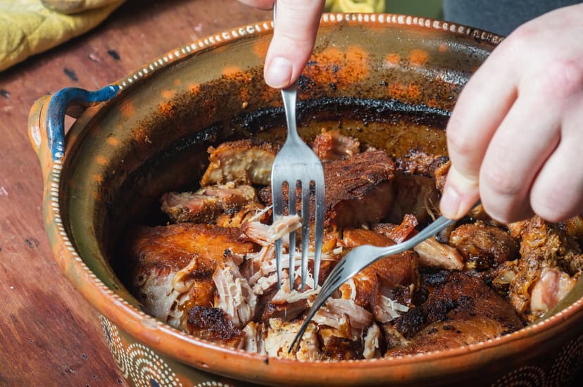 tacos de carnitas de puerco
