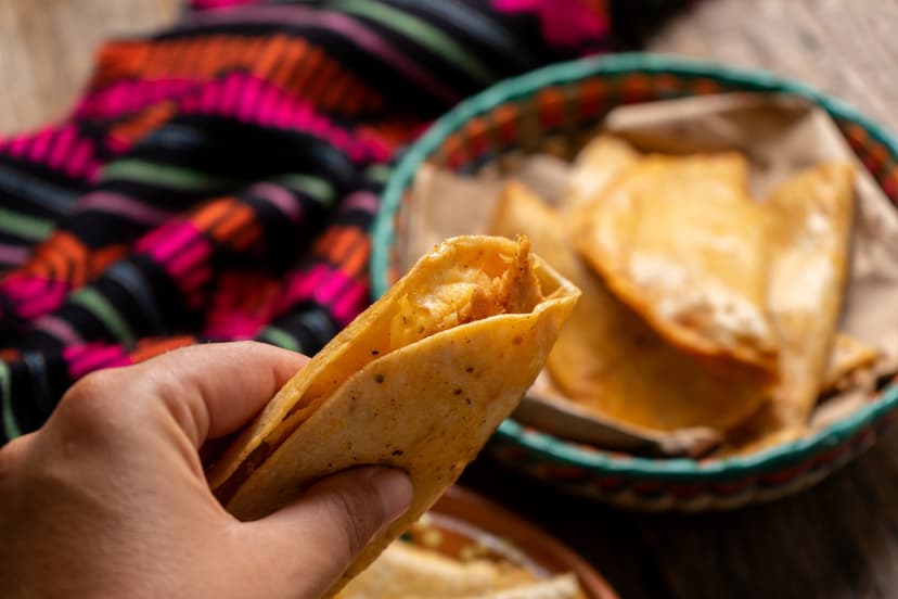 Ricos tacos de canasta