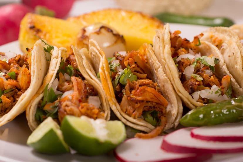 Tacos de Adobada. ¡Adoramos los adobados!