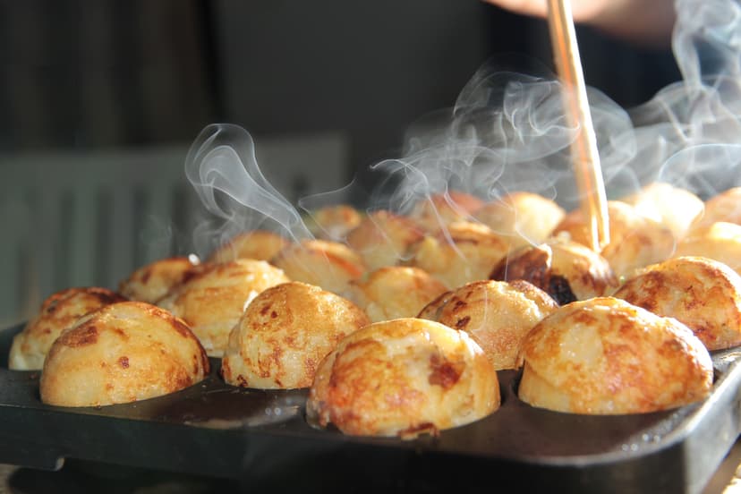 Bolitas japonesas rellenas de carne