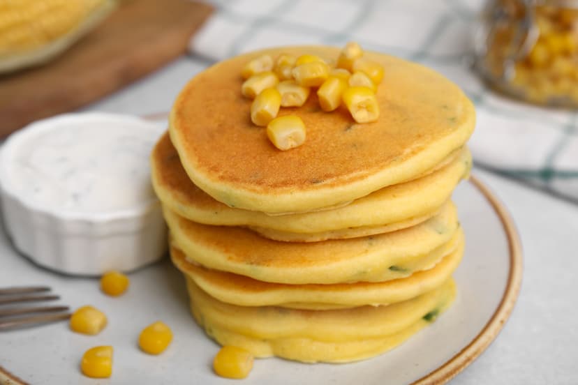 Hot cakes de elote