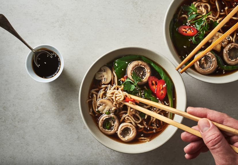 Delicioso plato de Shoyu Ramen