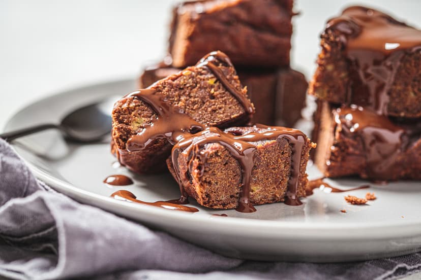 brownies veganos