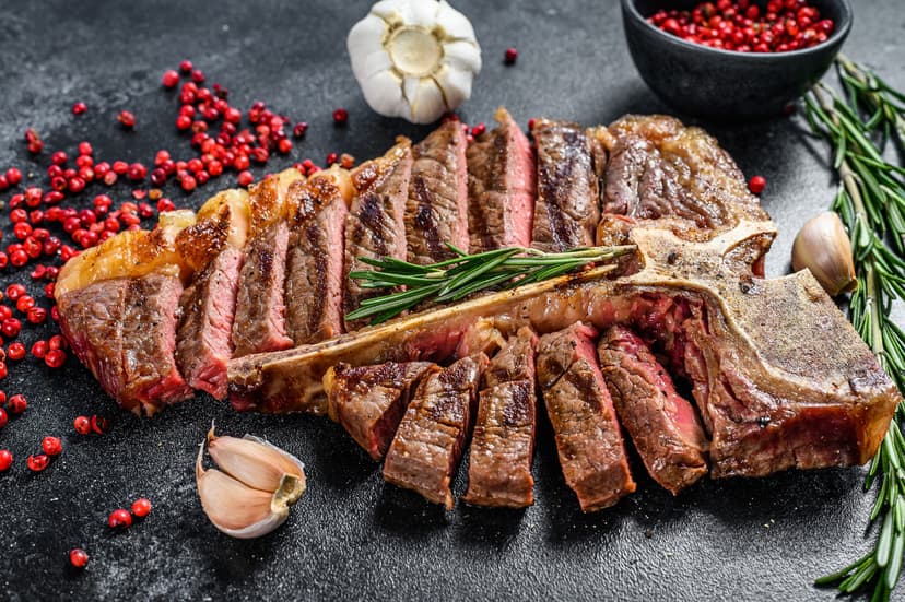 T-Bone que puedes encontrar en restaurantes de cortes de carne