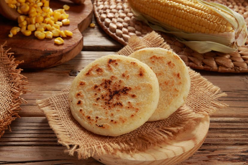 ¿Qué tiene una arepa?