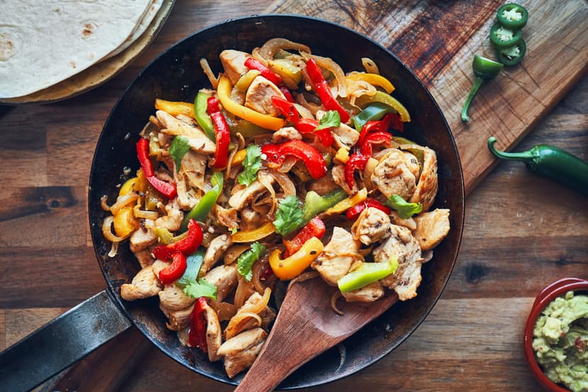 Pollo con verduras