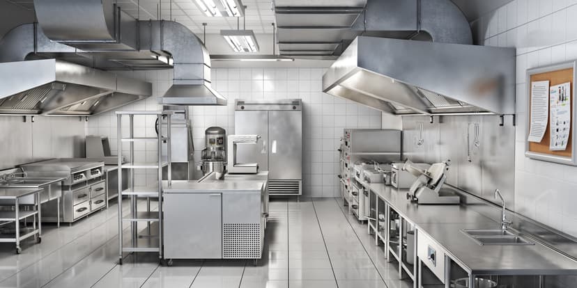 dark kitchen cocina industrial