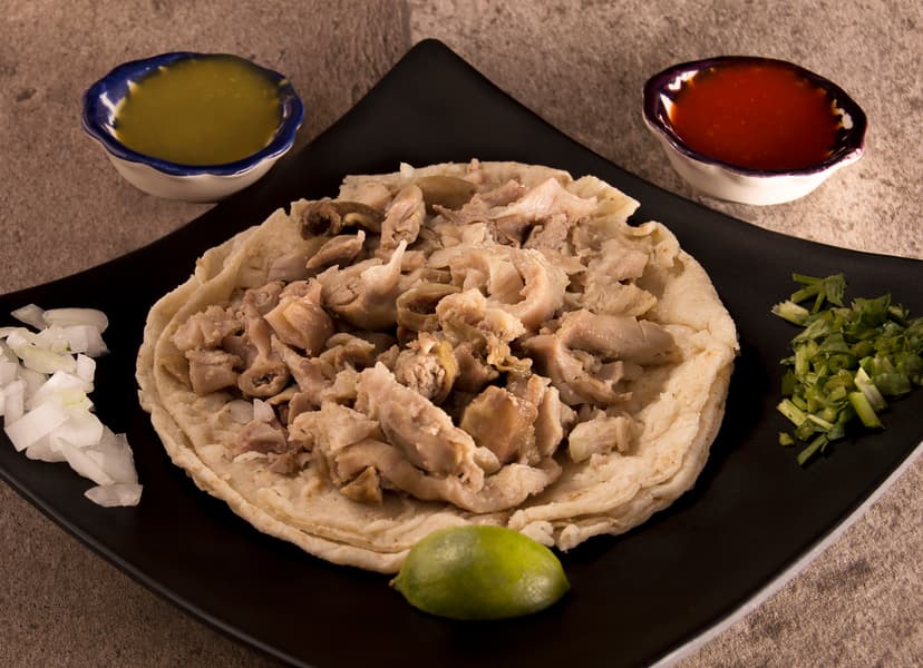 Los tacos de tripa doradita o blandita ¡Que delicia!
